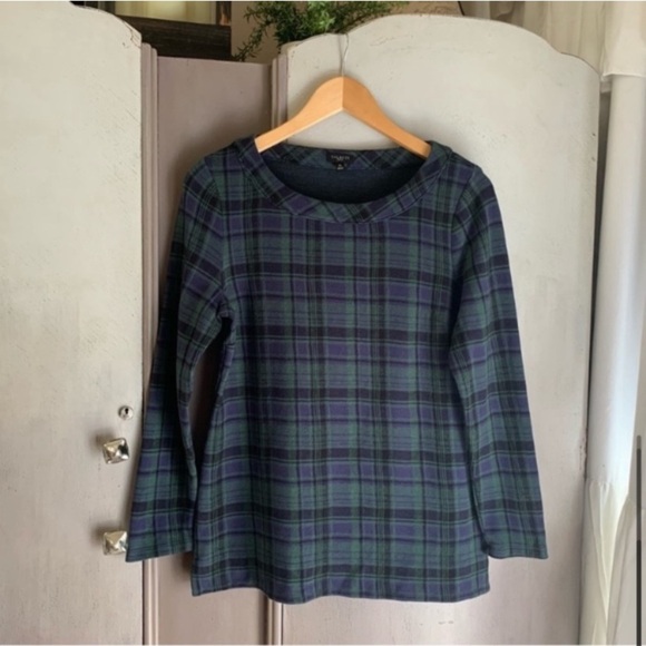 Talbots Petite Plaid Sweater - Picture 7 of 7